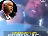 Two Aurora officers SUSPENDED after video leaks of Denver mayor's 22-year-old son yelling at a cop