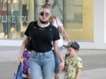 Fergie enjoys a day out with son Axl in LA