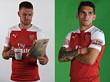 Arsenal players pose in photocall as they gear up to usher in new era under Unai Emery