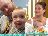 Adorable moment deaf baby boy hears his mother’s voice for first time