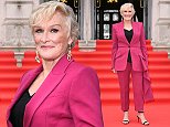 Glenn Close looks radiant in hot pink power suit at The Wife premiere