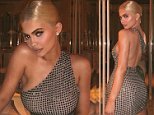 Kylie Jenner looks glam in vintage Gucci as she continues her 21st birthday celebrations