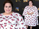 Chrissy Metz rocks bird-themed dress as she joins on-screen beau Chris Sullivan at This Is Us event 