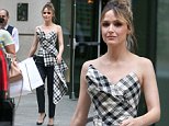 Rose Byrne showcases her flawless post-pregnancy physique as she heads to dinner in New York