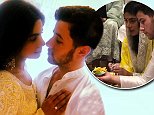 Nick Jonas gazes adoringly at fiancée Priyanka Chopra in Mumbai