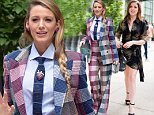 Blake Lively and Anna Kendrick show off their eye-catching style as they promote A Simple Favor