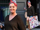 Lisa Armstrong beams as she returns to work on Strictly Come Dancing and reveals new tattoo