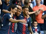 Edinson Cavani, Kylian Mbappe and Neymar all on target in easy win for French giants 