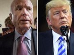 Trump won't be at John McCain's funeral after the president repeatedly bashed the ailing senator