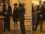 Meghan Markle and Prince Harry arrive to watch special charity performance of Hamilton