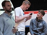 England players arrive in high spirits at St George's Park ahead of facing Spain