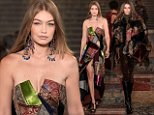 Gigi Hadid and Kaia Gerber take the Ralph Lauren runway by storm in eclectic ensembles at NYFW