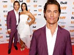 Matthew McConaughey and wife Camila Alves stun on the red carpet at TIFF premiere of White Boy Rick