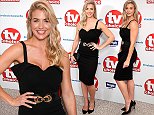 TV Choice Awards: Gemma Atkinson flaunts her toned physique in black belted midi