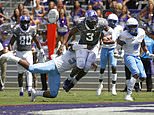 Robinson 5 TDs for No. 16 TCU in 55-7 win over Southern U